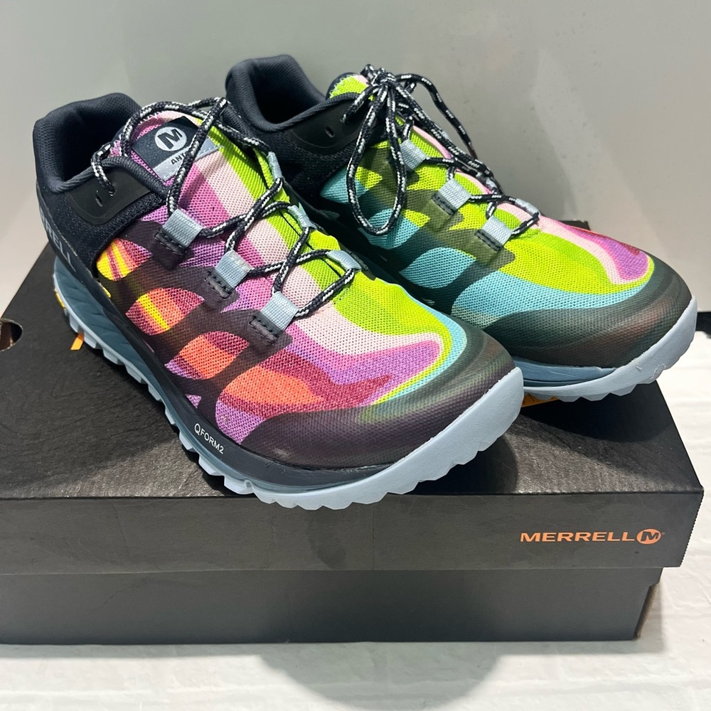 Merrell Antora 8.5 Rainbow Women's trail runner